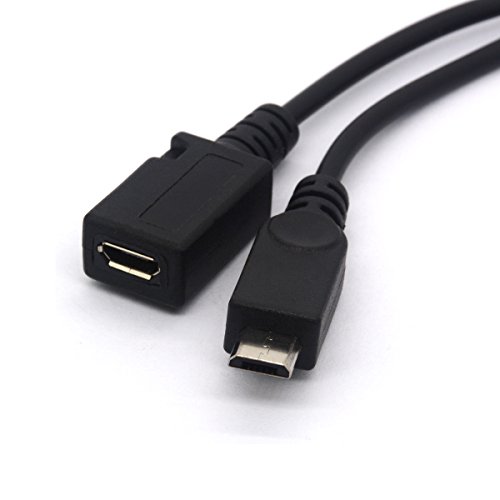 Micro USB Splitter Cable Cable de potencia OTG Power Enhancer USB 2.0 Una hembra a Micro USB Macho y Micro 5 Pin hembra adaptador Host Charging Converter