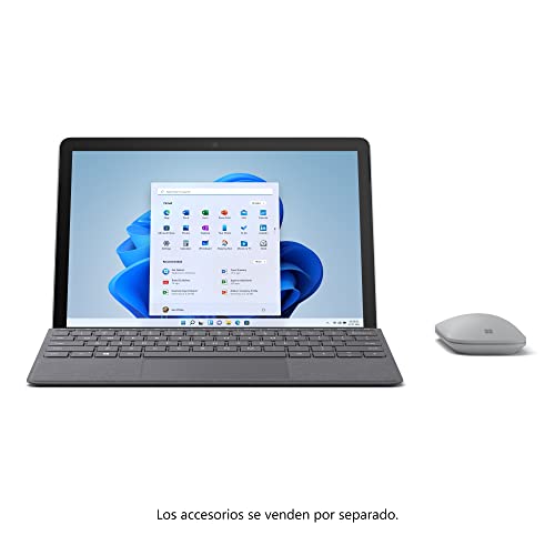 Microsoft Surface Go 3 - Portátil 2 en 1 de 10.5 Pulgadas Full HD, WiFi, Intel Pentium Gold 6500Y, 4 GB RAM, 64 GB eMMC, Windows 11 Home, Platino