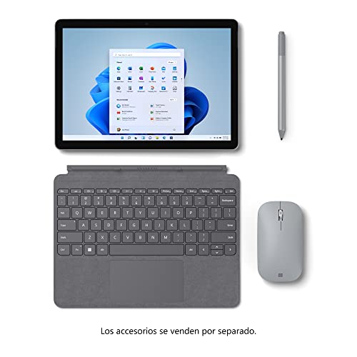 Microsoft Surface Go 3 - Portátil 2 en 1 de 10.5 Pulgadas Full HD, WiFi, Intel Pentium Gold 6500Y, 4 GB RAM, 64 GB eMMC, Windows 11 Home, Platino