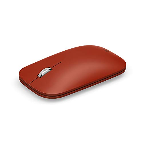 Microsoft Surface Mobile - Ratón (Bluetooth Low Energy, compatible con PC Windows/ Android / MAC BT4.0, 4.1,4.2,5.0) Rojo amapola