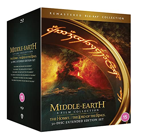 Middle-earth: 6-film Collection [Remastered Extended ] [Region Free] [Blu-ray] [2001]