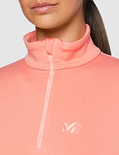 MILLET Seneca Tecno PO W Fleece Jacket, H Pop Coral, M Womens