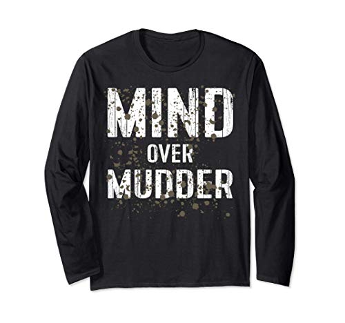 Mind Over Mudder Funny Mud Runner Manga Larga