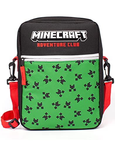 Minecraft Bolsa niños niños Enredadera Cara Juego Crossbody Merchandise Un tamaño