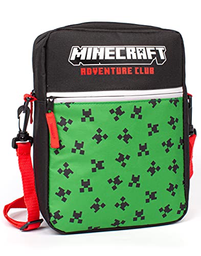 Minecraft Bolsa niños niños Enredadera Cara Juego Crossbody Merchandise Un tamaño