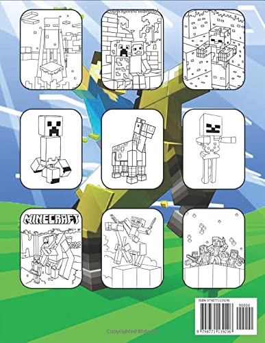Minecrạft Coloring Book: 100 pages Superior Edition - Color All Your Favorite Minecrạftt bulk | Perfect Gift Birthday or Holidays for Children