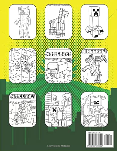 Minecrạft Coloring Book: 100 pages Superior Edition - Color All Your Favorite Minecrạftt bulk | Perfect Gift Birthday or Holidays for Children