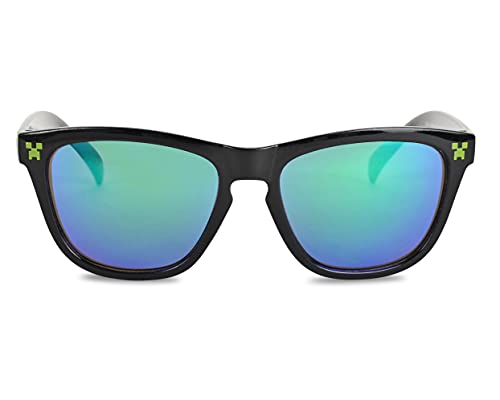 Minecraft Gafas de sol para niños con funda para gafas de niños, gafas de sol protectoras