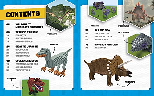 Minecraft Master Builder - Dinosaurs: Create fearsome dinosaurs in Minecraft!