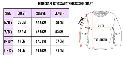 Minecraft - Regalos Niños - Pijamas Mercancía de Videojuegos - Cumpleaños Juego Camiseta Mercancía Edad 7/8