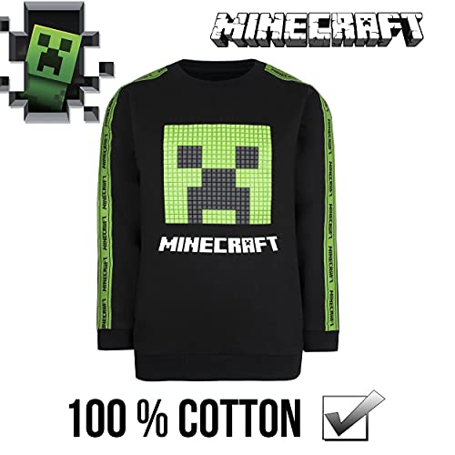 Minecraft - Regalos Niños - Pijamas Mercancía de Videojuegos - Cumpleaños Juego Camiseta Mercancía Edad 7/8