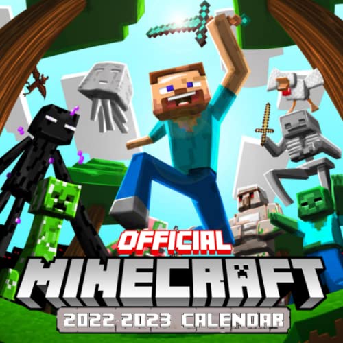 Mịnecraft: Video Game Calendar 2022 - Games calendar 2022-2023 18 months- Planner Gifts boys girls kids and all Fans (Kalendar Calendario Calendrier).