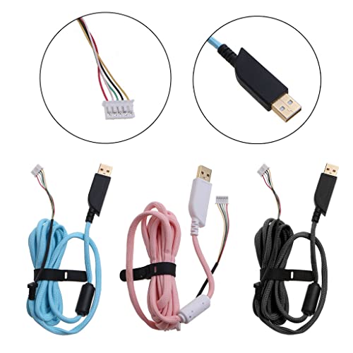 MingSheng For Keyboard Mouse Replacement Cable Umbrella Rope Mouse Cables Soft Durable Wire for Zowie EC1-A EC1-B FK1 FK2 EC1-B Mouse Cable Replacement Management
