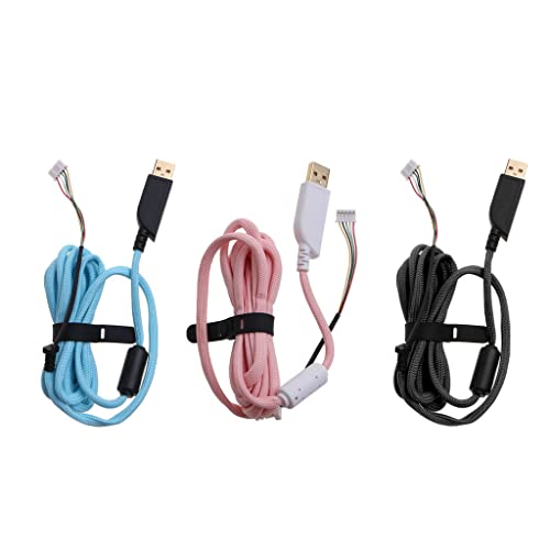 MingSheng For Keyboard Mouse Replacement Cable Umbrella Rope Mouse Cables Soft Durable Wire for Zowie EC1-A EC1-B FK1 FK2 EC1-B Mouse Cable Replacement Management
