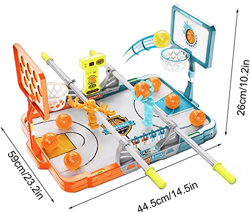 Mini Basketball Children's Desktop Basketball Toy Finger Basketball Game Parent-Child Interaction Score Competition Desktop Basketball Hoop Toys Christmas Birthday Gift