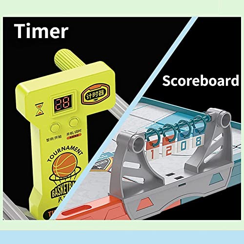 Mini Basketball Children's Desktop Basketball Toy Finger Basketball Game Parent-Child Interaction Score Competition Desktop Basketball Hoop Toys Christmas Birthday Gift