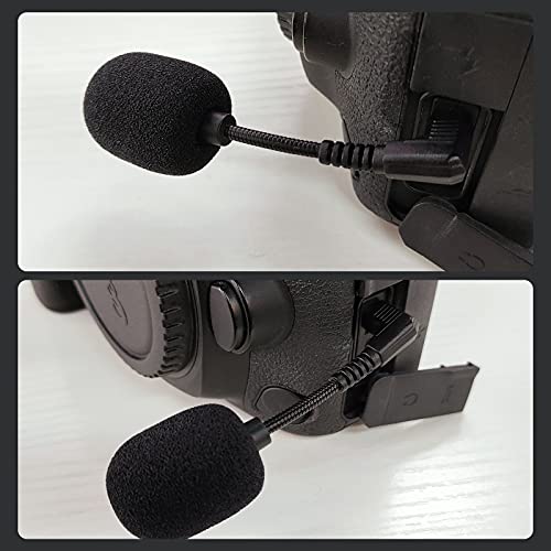 Mini micrófono de 3,5 mm para altavoz explicador teléfono móvil Tablet PC con cubierta de esponja rotación de 360 grados ajustable 3 polos estéreo Plug and Play portátil