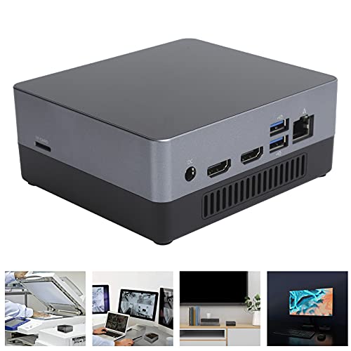 Mini PC, Micro PC de Escritorio con Todas Las Funciones de 5 GHz Run, Intel Coffee Lake I5-8259U Reproductor Multimedia Multifuncional, Ethernet WiFi Incorporado Bluetooth 4.2 Mini PC(EU)