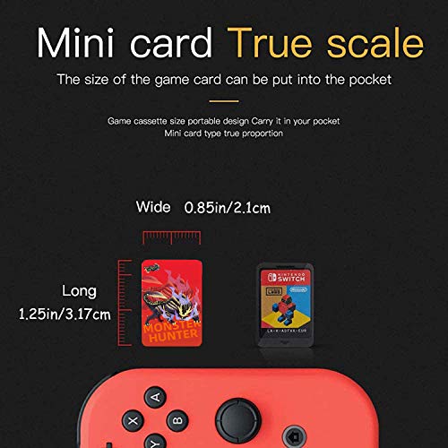 Mini Tarjeta NFC Monster Hunter Rise De 3 Piezas, Que Incluye: Palamute, Palico, Magnamalo, Compatible con Switch/Switch Lite