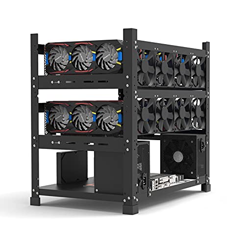 Mining Rig Frame for 6/8/12 GPU,Rig Mineria Bitcoin,Motherboard Bracket Eth/ETC/ZEC Ether Accessory Tool 3 Layers