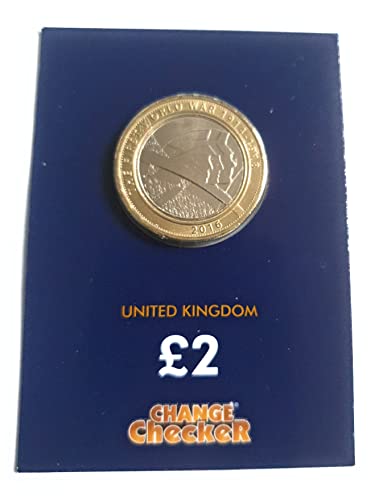 Mint RARE - Moneda de 2 libras con soporte para cápsulas Airtite en una bolsa