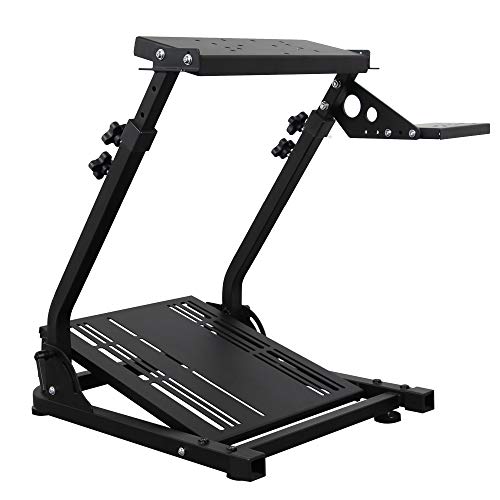 MINUS ONE Soporte del Volante para Logitech G27 G25 G29 Altura del Volante Ajustable Plegable, Solo Soporte para Juegos Soporte para Ruedas y Pedal no incluidos