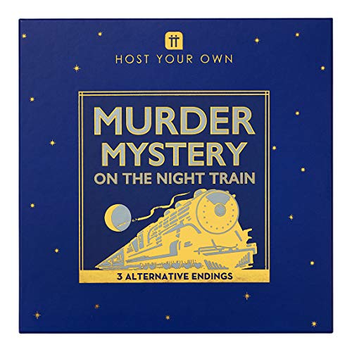 Misterio de Asesinato Reutilizable en el Kit de Tren | Anfitrión de su Propia Noche de Juegos| Fiesta temática de Orient Express de 1930 |3 Finales Alternativos |Vestido de fantasía |para Adultos