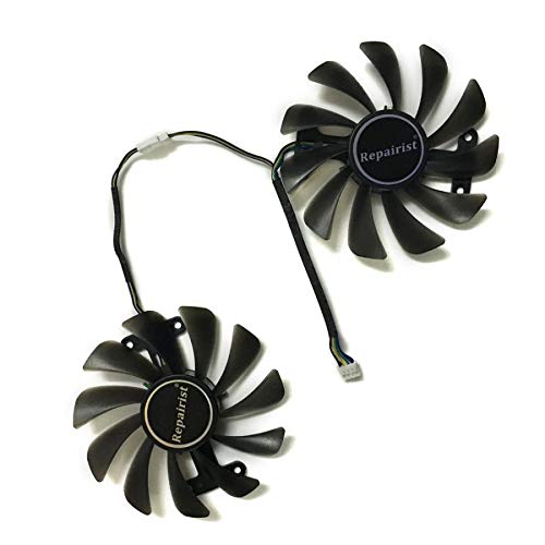 Miwaimao 2pcs/Set GTX 1070 1080 GPU Cooler Video Cards Fan For KFA2 GTX1070 Ti EX GTX 1080/1070 EXOC Graphics Card Cooling As Replacement