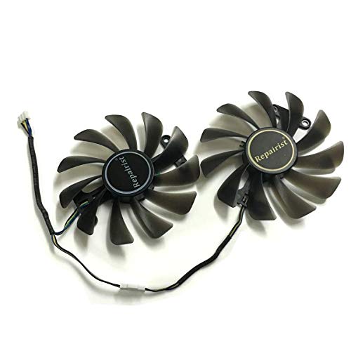 Miwaimao 2pcs/Set GTX 1070 1080 GPU Cooler Video Cards Fan For KFA2 GTX1070 Ti EX GTX 1080/1070 EXOC Graphics Card Cooling As Replacement