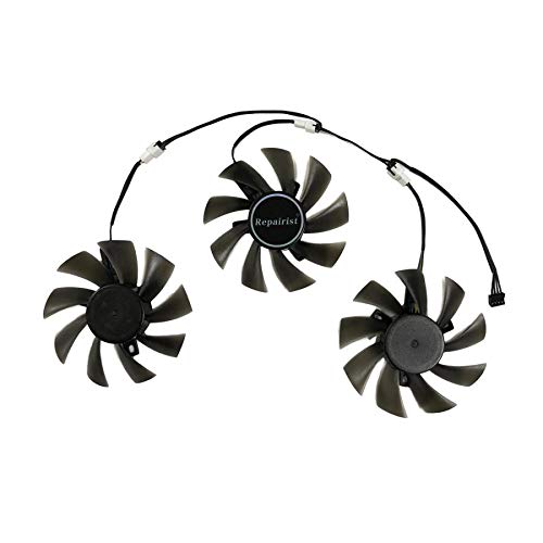 Miwaimao 3pcs/Set PLD09210B12HH Fan GTX 980TI/1080TI Video Fan For MSI GTX 980TI Lightning 6G GTX1080 TI 11G Duke Graphics Card Cooling