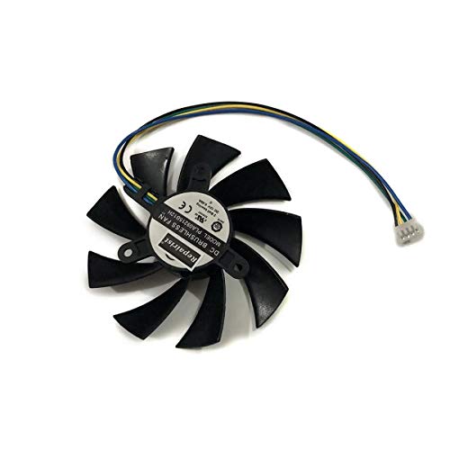 Miwaimao PLA09215B12H 85MM PWM 2Ball Bearing R9-270X GPU VGA Cars Cooler Fan For Club 3D R7 265 R9 270X Graphics Card Cooling