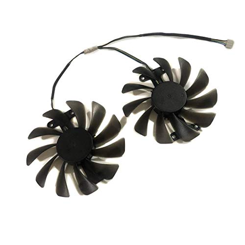 Miwaimao Video Fan GTX1070/1080 GPU Alternative Cooler For kuroutoshikou GALAKURO KFA2 GTX1070Ti EX GTX 1080/1070 EXOC Graphics Cards