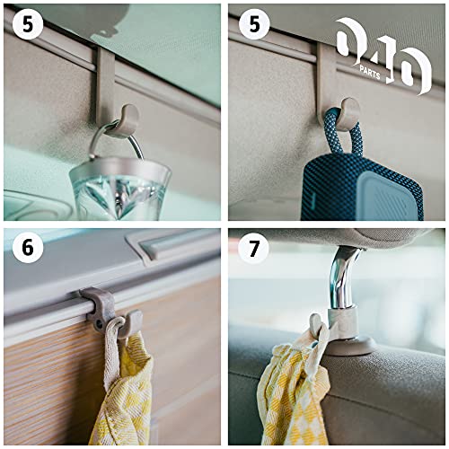 mixcover Juego de 10 ganchos para VW California Bully Camper, etc.