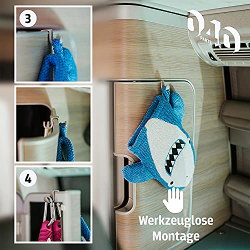 mixcover Juego de 10 ganchos para VW California Bully Camper, etc.