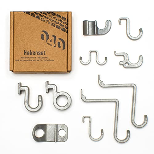 mixcover Juego de 10 ganchos para VW California Bully Camper, etc.