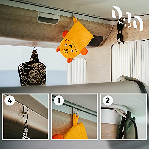 mixcover Juego de 10 ganchos para VW California Bully Camper, etc.