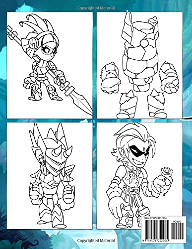 Mixigaming! - Brawlhalla Coloring Book: Amazing Gift For Fans Of Brawlhalla To Relax And Relieve Stress. Giving Plenty Of Illustrations