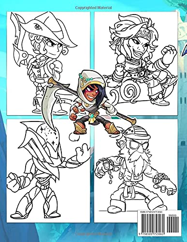 Mixigaming! - Brawlhalla Coloring Book: Amazing Gift For Fans Of Brawlhalla To Relax And Relieve Stress. Giving Plenty Of Illustrations