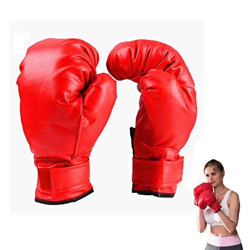 MMIAOO Guantes de boxeo de entrenamiento para adultos, espesa la mano de lucha para adultos,color puro,guantes ajustables gruesos,para kickboxing,boxeo,fitness,bolsa de entrenamiento resistente.