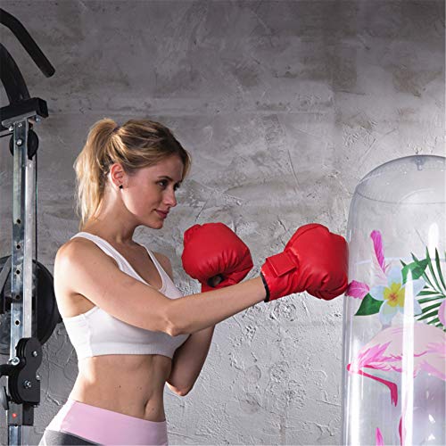 MMIAOO Guantes de boxeo de entrenamiento para adultos, espesa la mano de lucha para adultos,color puro,guantes ajustables gruesos,para kickboxing,boxeo,fitness,bolsa de entrenamiento resistente.