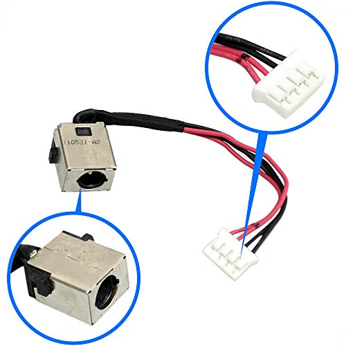 MMOBIEL Cable Flexible para el Puerto de conexión Jack de Suministro DC Compatible con Acer ES1-523 ES1-533 ES1-572 ES1-732 Series