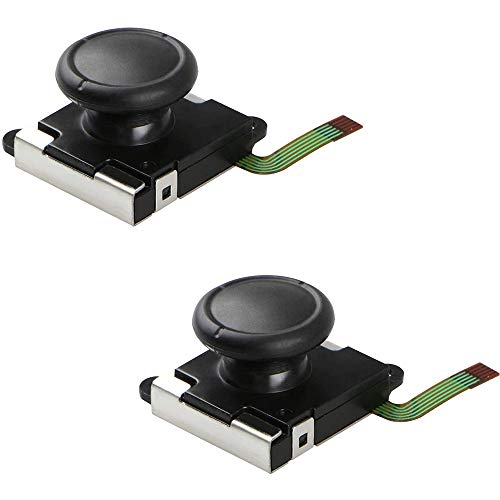MMOBIEL Joystick Analógico de Reemplazo de Palo de Pulgar para el Interruptor de Nintendo Controlador de Alegría - Incluye Tri-Ala, Destornilladores Cruzados + 4 Tapas de Palo de Pulgar