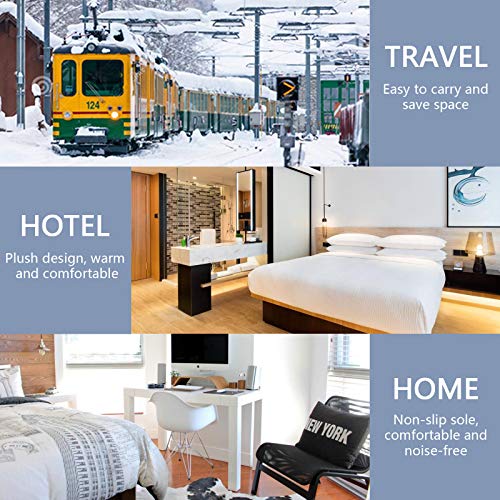 Mnsruu Brown Pug perro animal casa zapatillas antideslizante algodón zapatillas hogar hotel spa dormitorio viaje M para hombres mujeres