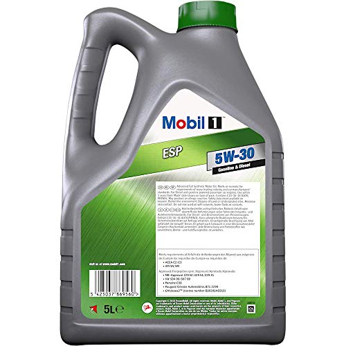 Mobil 1 MOES5305 ESP 5W-30 Aceite de Motor, Negro, 5 L