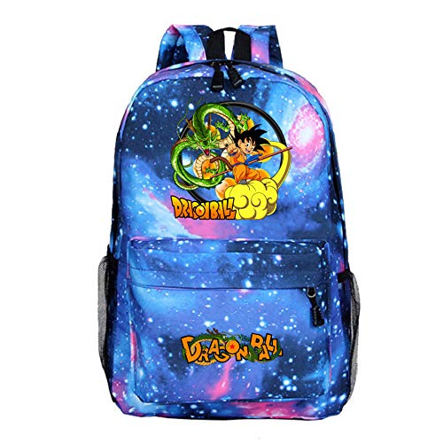 Mochila Dragon Ball Goku Anime Mochila Super Sai-YAN Mochila Escolar de Gran Capacidad para Estudiantes de Primaria y Secundaria