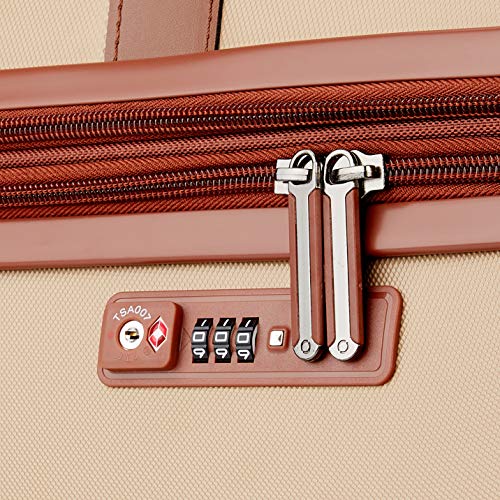 Modo by Roncato Charm - Juego de 3 Maletas expandibles Unisex para Adultos, Crudo, L + M + C