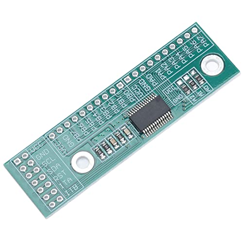 Módulo de Extensión IO, MCP23017 ‑ E/SS Tarjeta de Expansión IIC 16 Bit 1 Unidad 25ma con Cabezal de Clavija para Microordenador