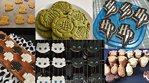 Molde Cortador y Marcador de Galletas Battle Royale con forma de Fortnite logo (Turquesa)
