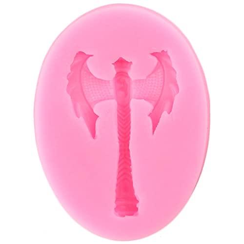 Molde de Silicona Hardware Hacha Moldes de Silicona DIY Fondo FONDANTE Porte DE Porte Herramientas DE DECURACIÓN DE Caramelo DE Cuchillo GUMPASTE MOLDOS POLIMER Clay JOYERO Mold