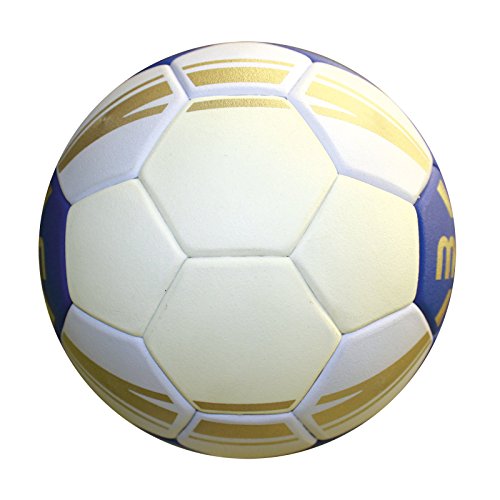 Molten H1C3500 - Balón de Balonmano reglamentario IHF, categoría Infantiles, Azul y blanco, Talla 1